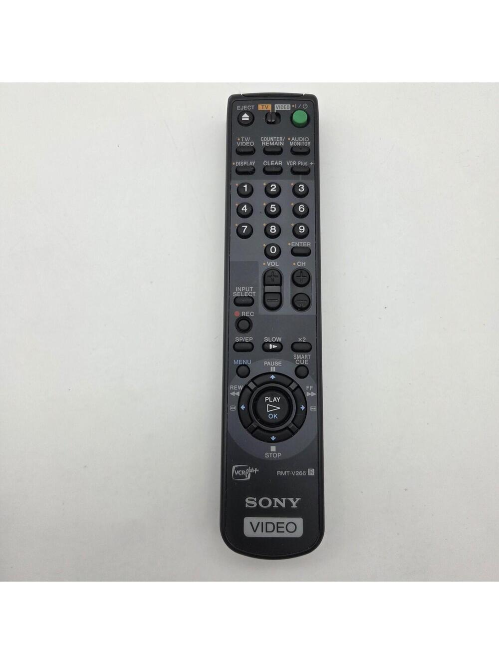 Genuine Sony RMT-V266 Remote Control For SLV-669HF SLV-AX10 OEM VCRs - Tested